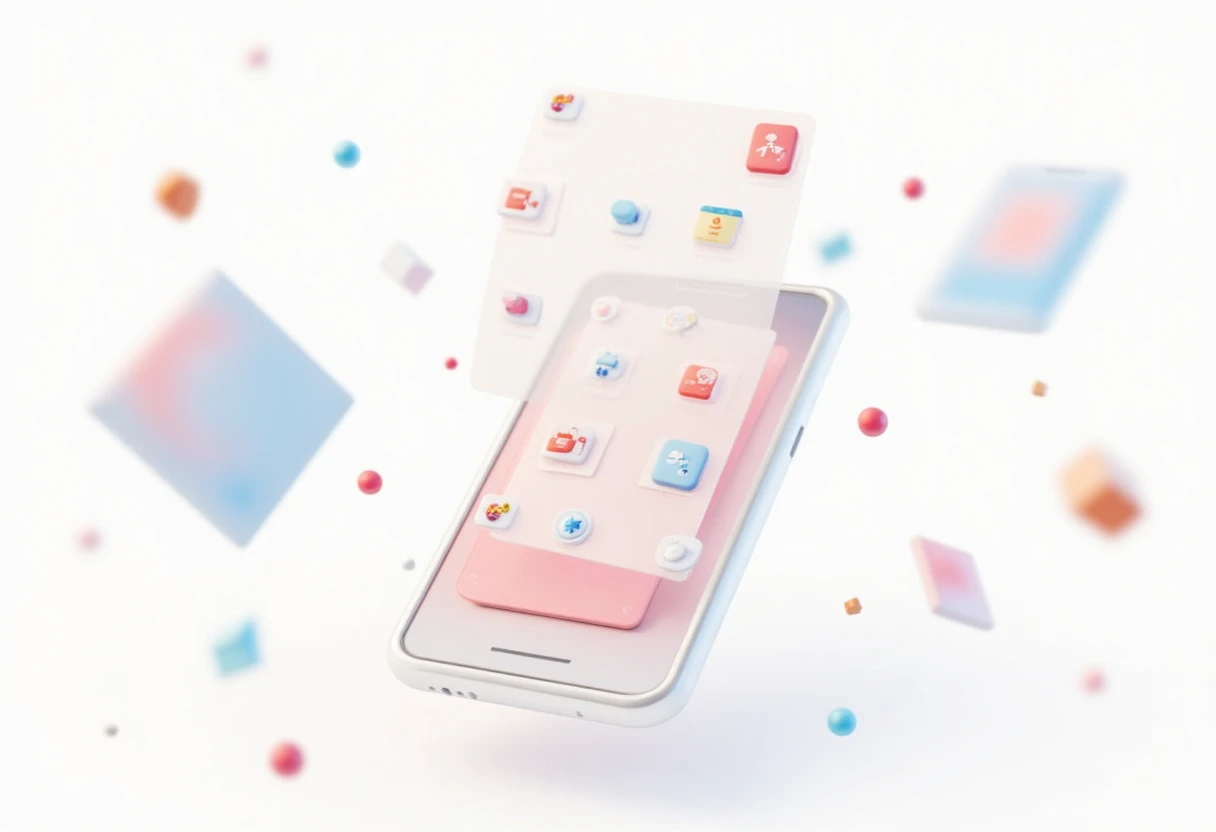 Mobile gaming app icons
