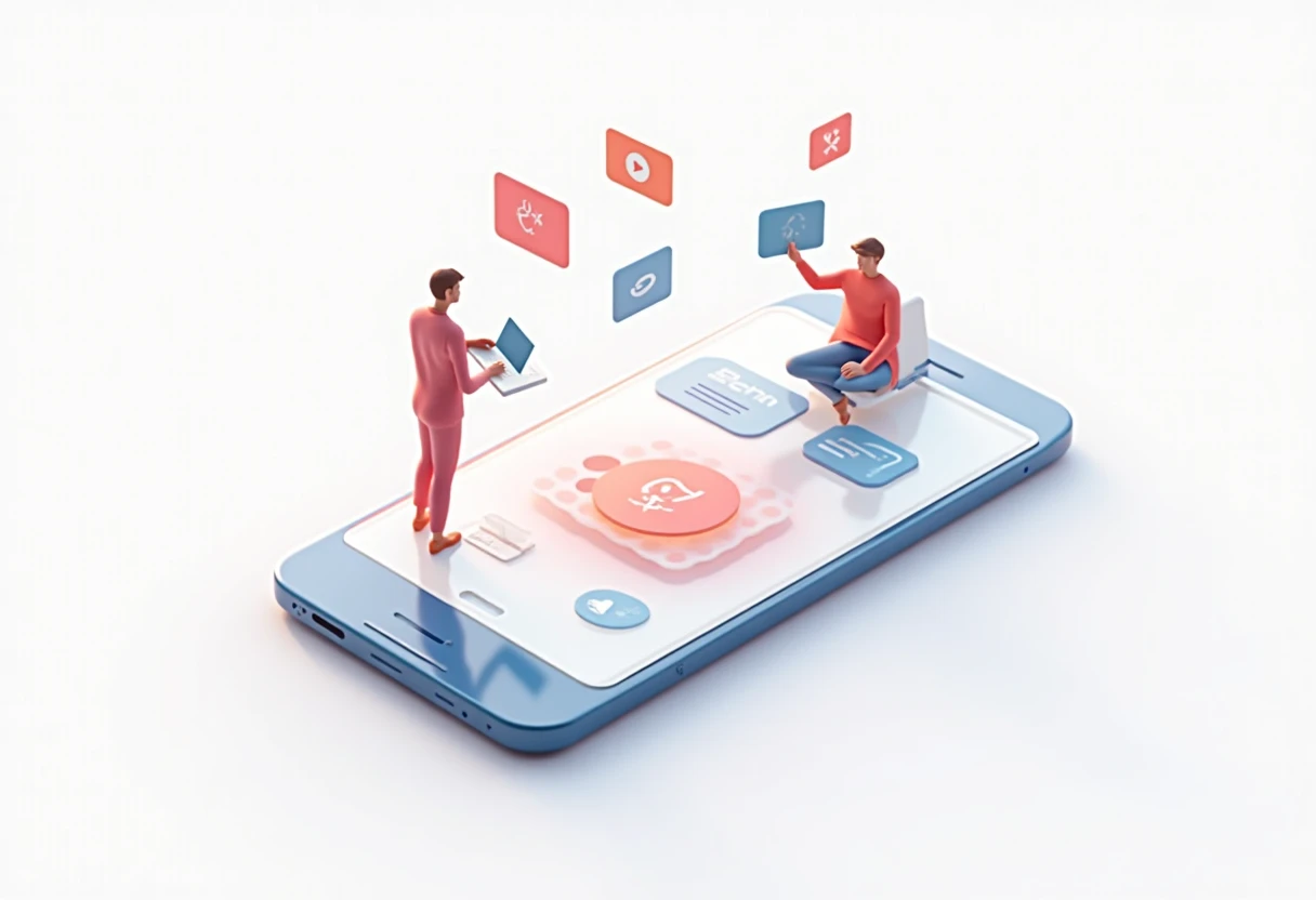 Interface d'application de méditation