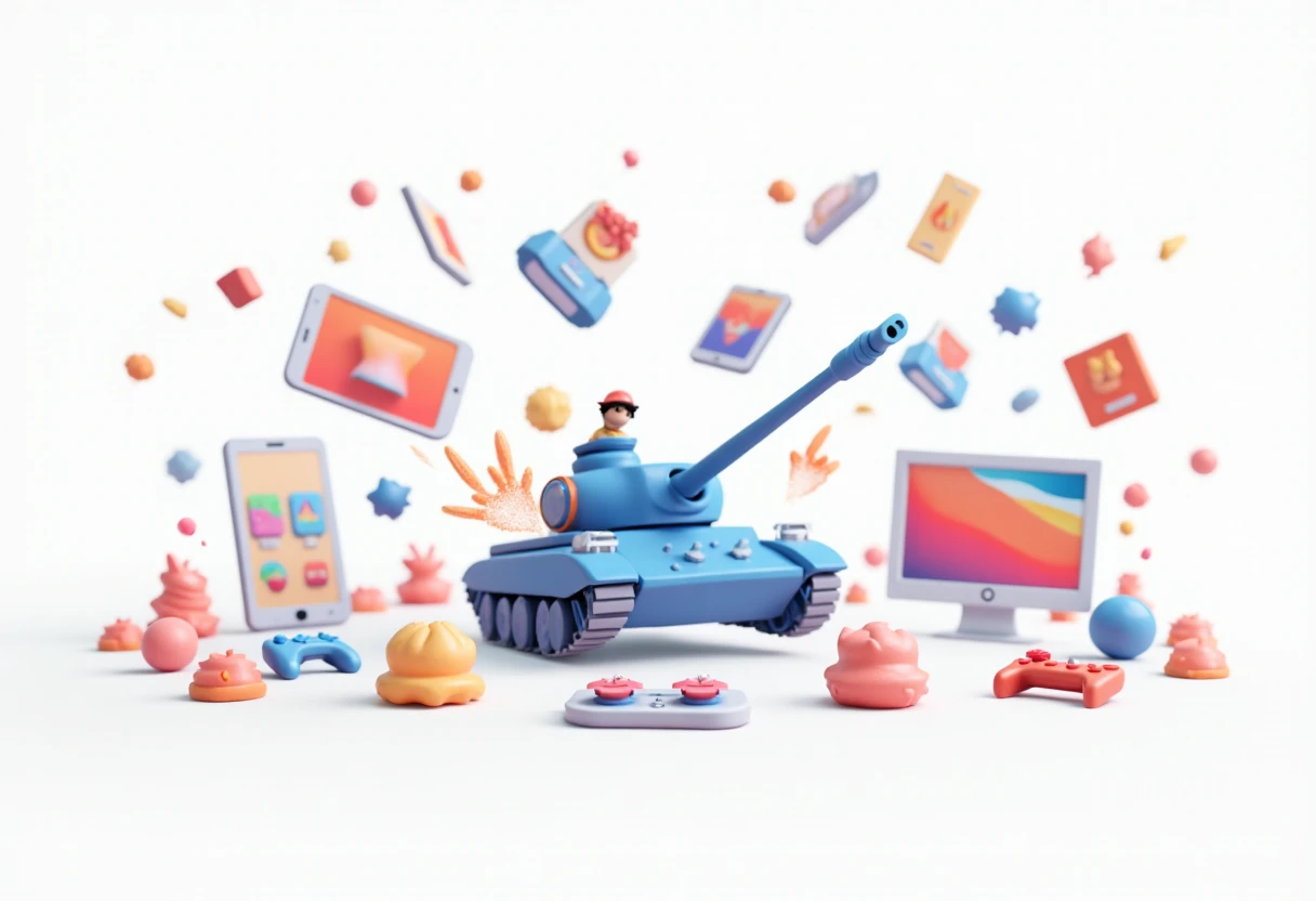 Action-packed mobile game