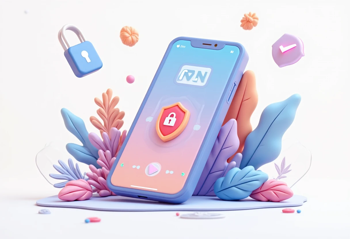 Premium VPN app illustration